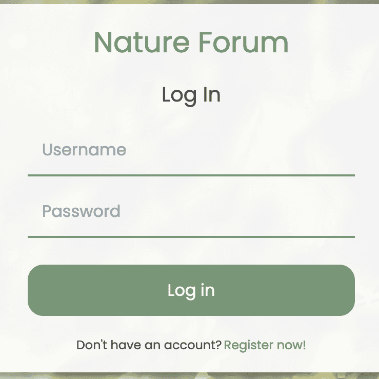 Nature Forum