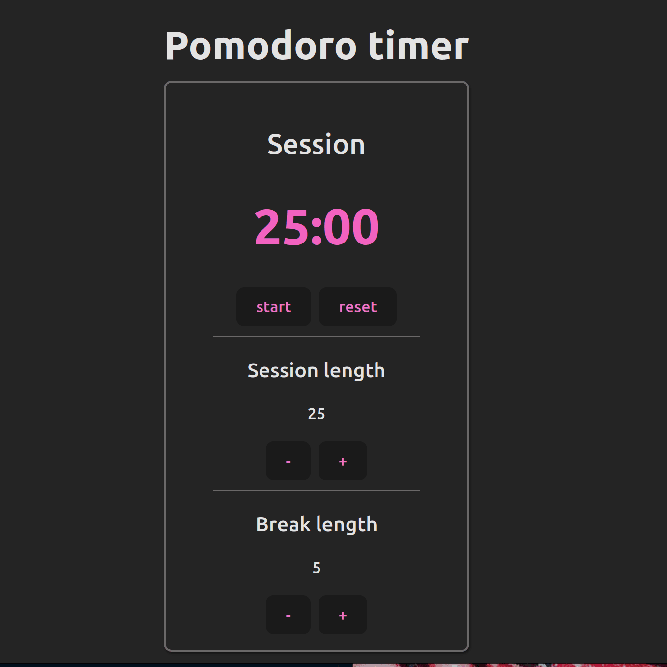 Pomodoro Timer